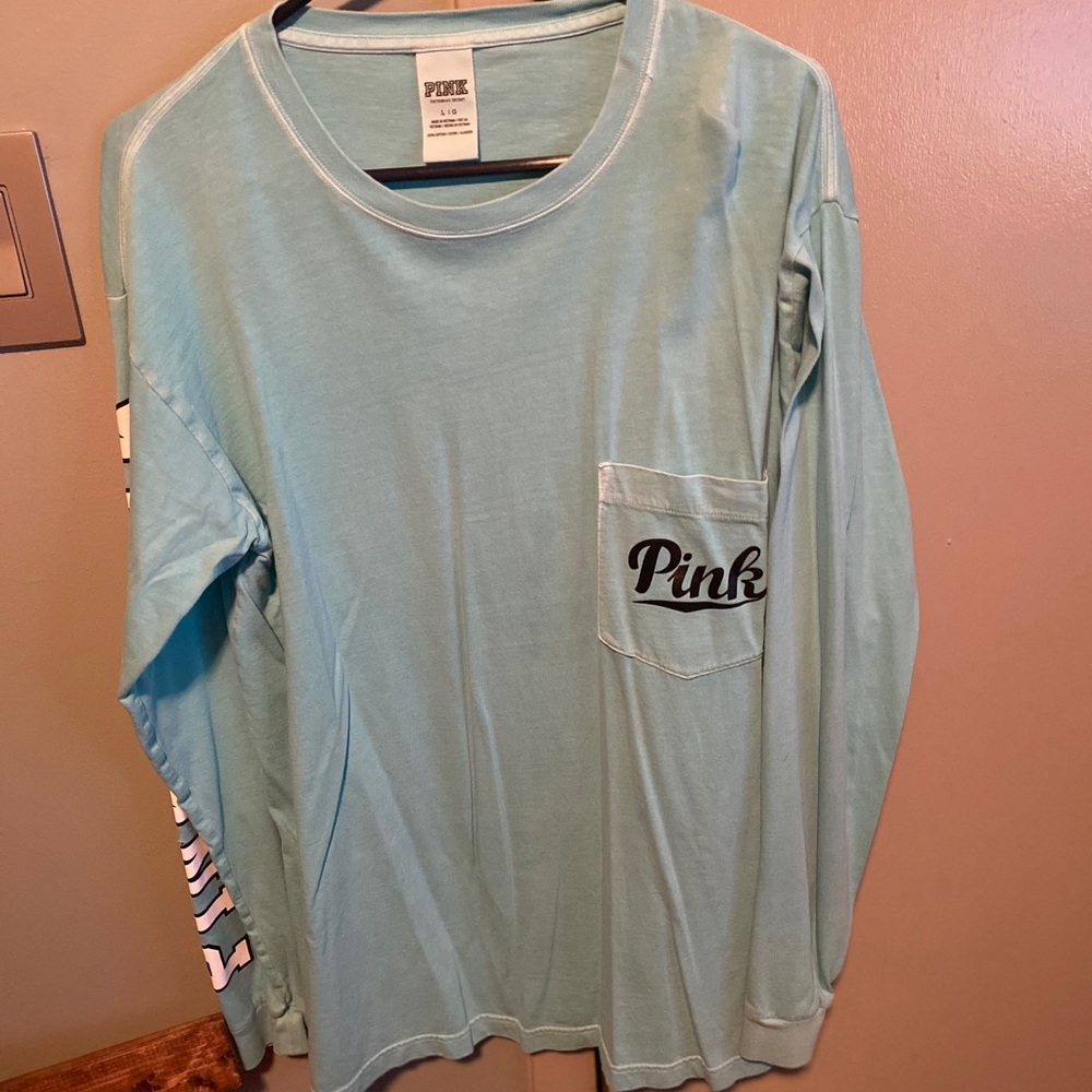 Pink long sleeve shirt
